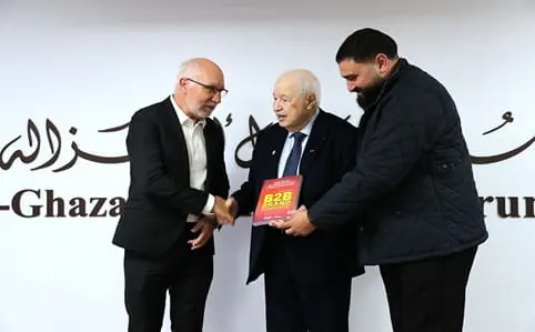 Presenting the Jordan Edition at the launch in Amman