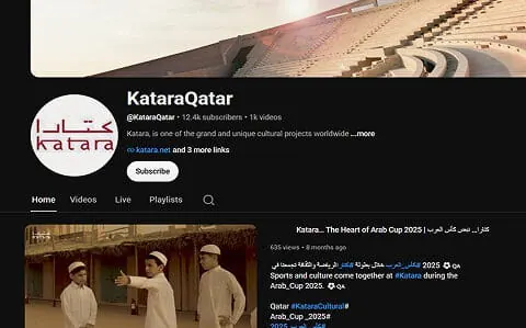 Katara YouTube channel